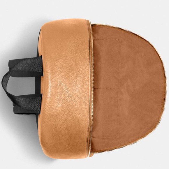 Coach Charlie Backpack in Light Saddle/Gold - Picture 2 of 11